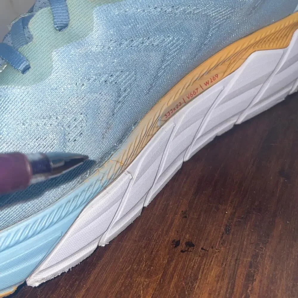 Hoka Arahi 6 Men’s Size 11 2E Wide Running Shoes Scuba Blue Yellow 1123196 SSMS